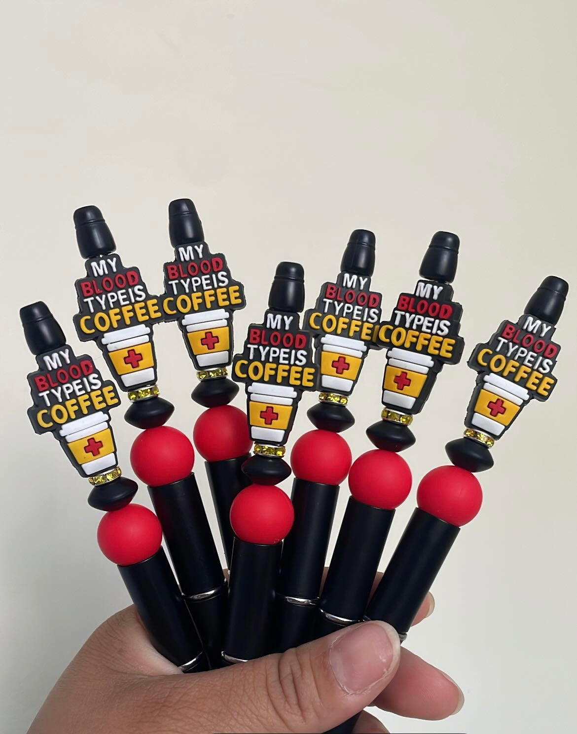 My Blood Type is Coffee Pens