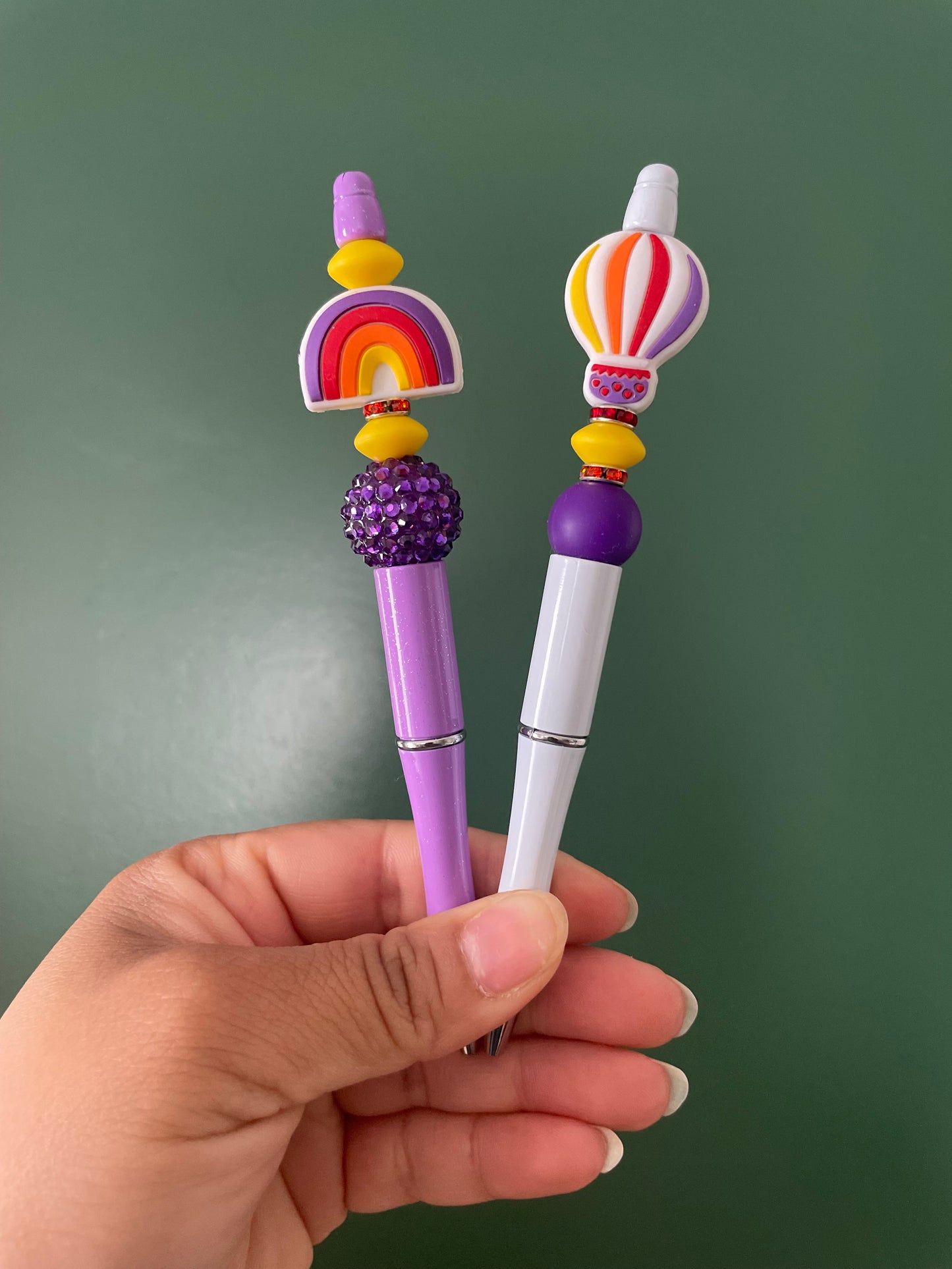 Hot Air Balloons & Rainbows Pens